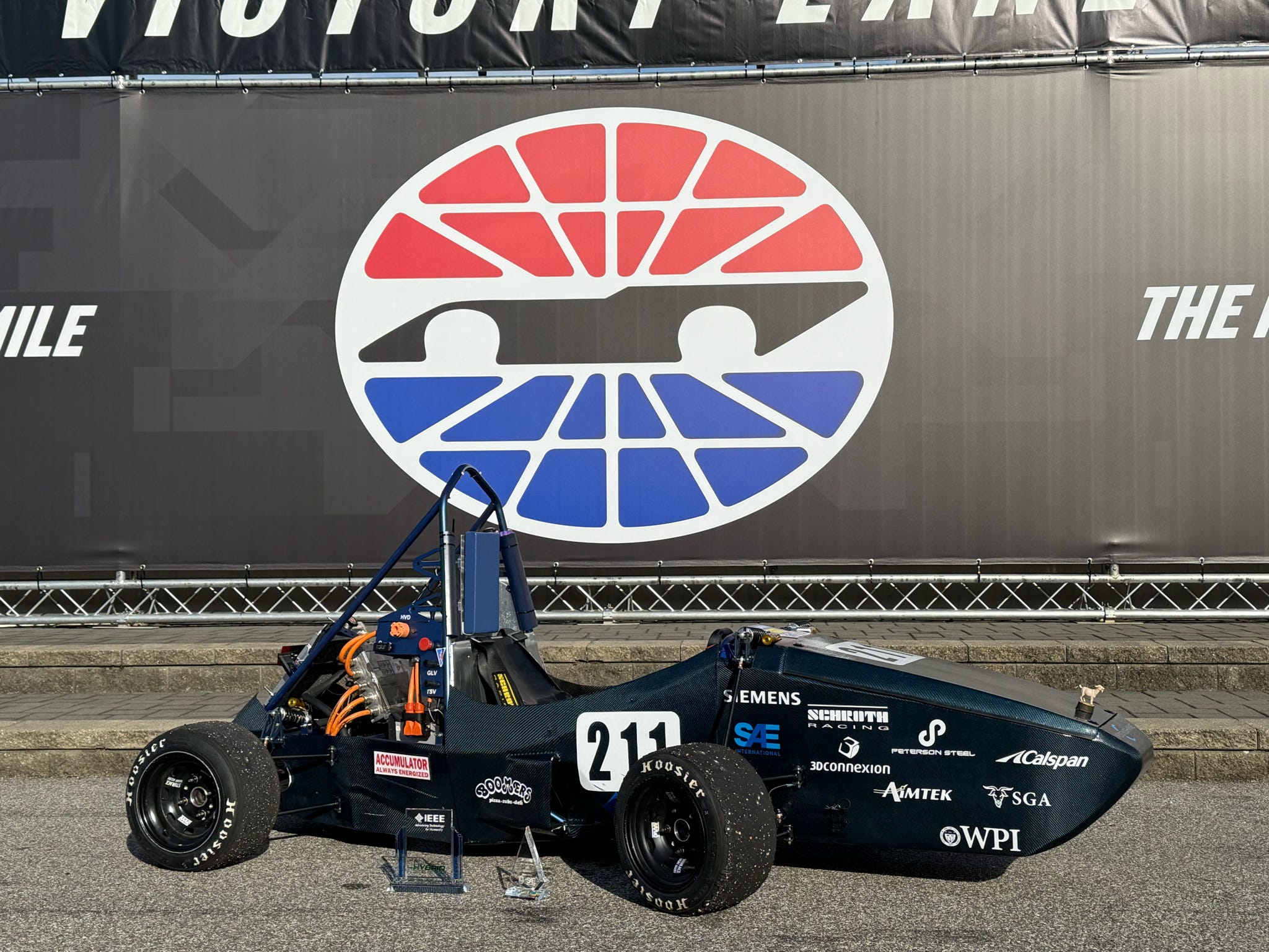 WPI Formula Electric car